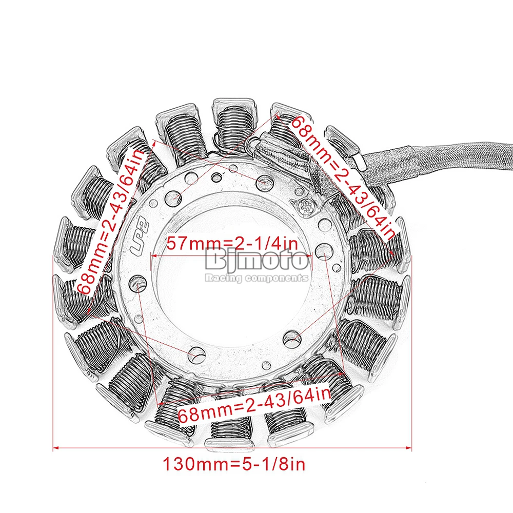 Stator Coil For Suzuki 32101-26J00 AN650Z Burgman 650 2013- AN650 Burgman 650 2013- Motorcycle Magneto Generator