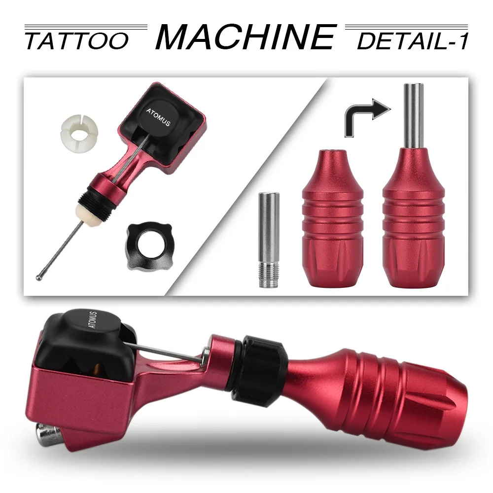 Профессиональный аппарат для нанесения татуировок набор инструментов Tatoo rca-кабель с зажимом Перманентный макияж роторный tatoaje Tatouage Professional
