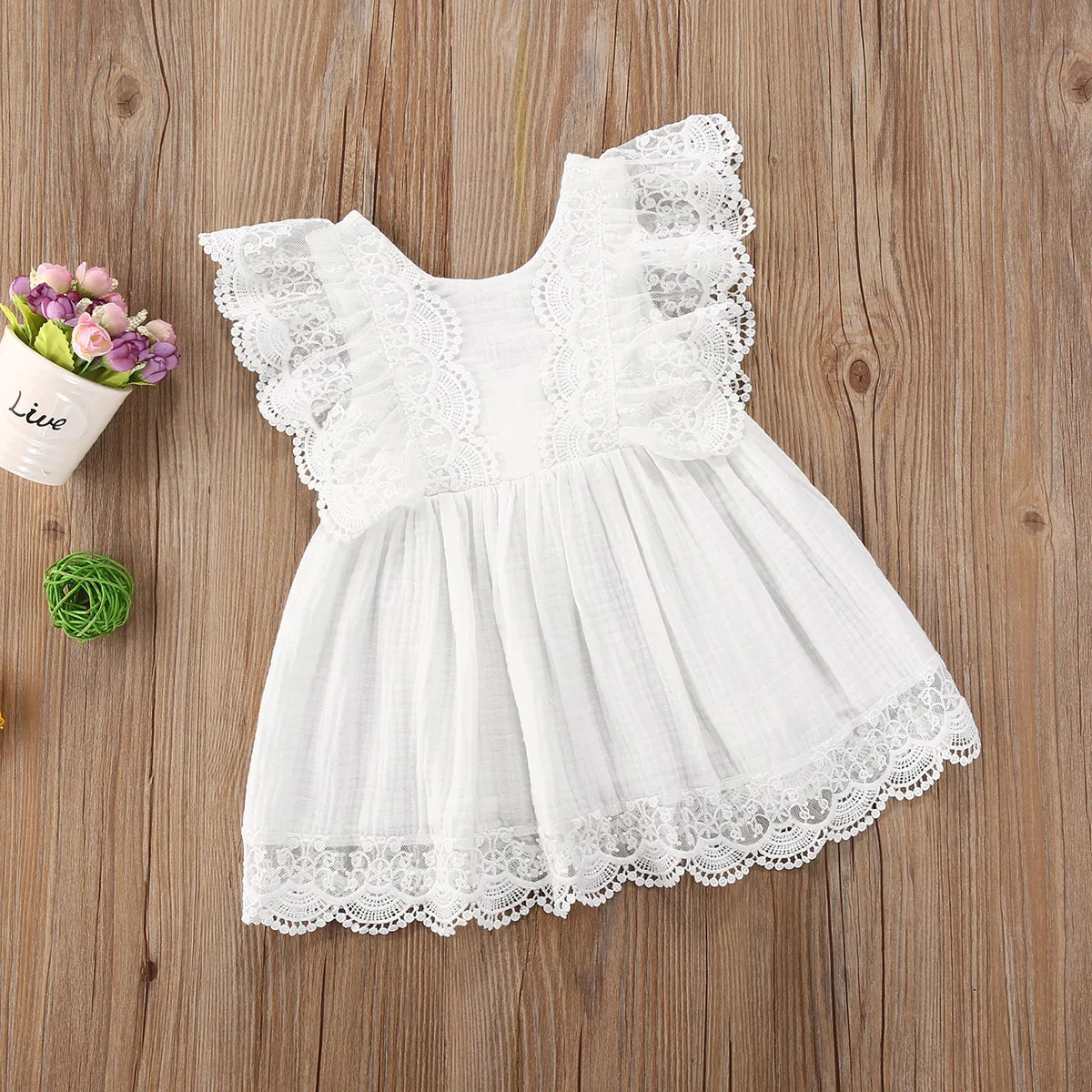 Dress Toddler Kid Child Baby Girls 6M-5Y Summer Ruffles Lace Bow Princess Dresses Costumes girls dress princess costume kids clothes