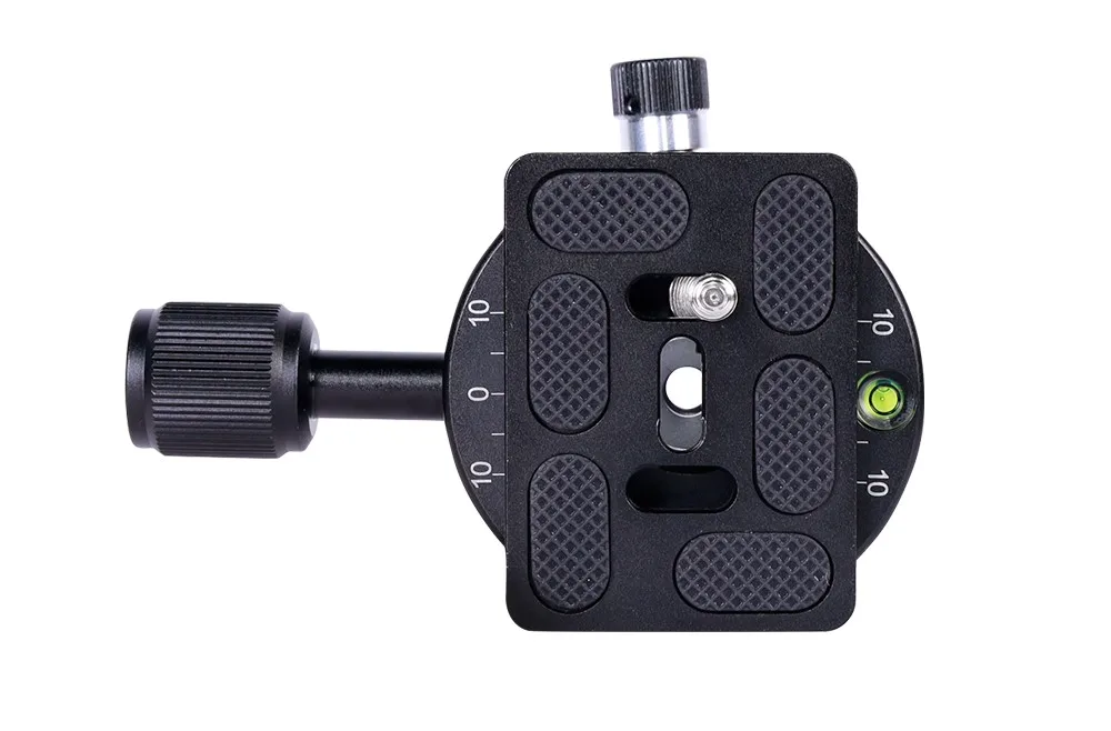 Professional Tripod Monopod panorama clamp quick release plate 360-degree panorama panoramic ball head PU60 Camera Accessories