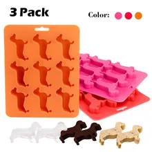 3D форма для собаки, форма для льда, форма для мороженого, вечерние, для виски, вина, для коктейлей, для холодных напитков, бар, без бисфенола, силиконовые аксессуары, кухонный инструмент