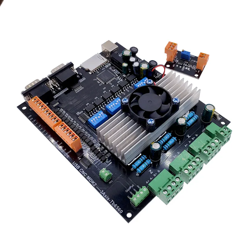 Плата драйвера 3 оси USB CNC MDK2 100 кГц tb6560 breakout board интерфейс драйвер контроллер