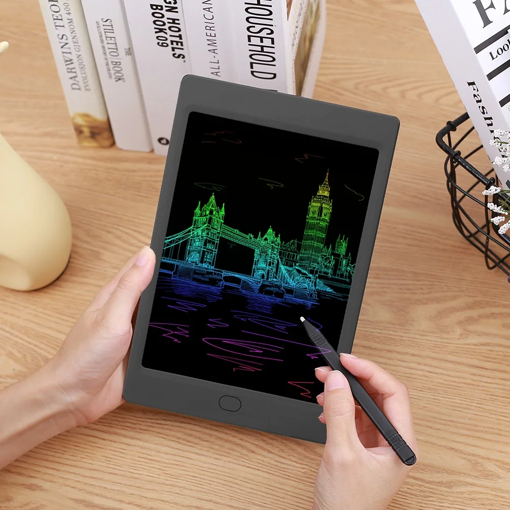 

Colorful LCD Writing Tablet for 3-6 Years Old Girls Boys,12 Inch Doodle Board for Office, Drawing Board Educational and Learning