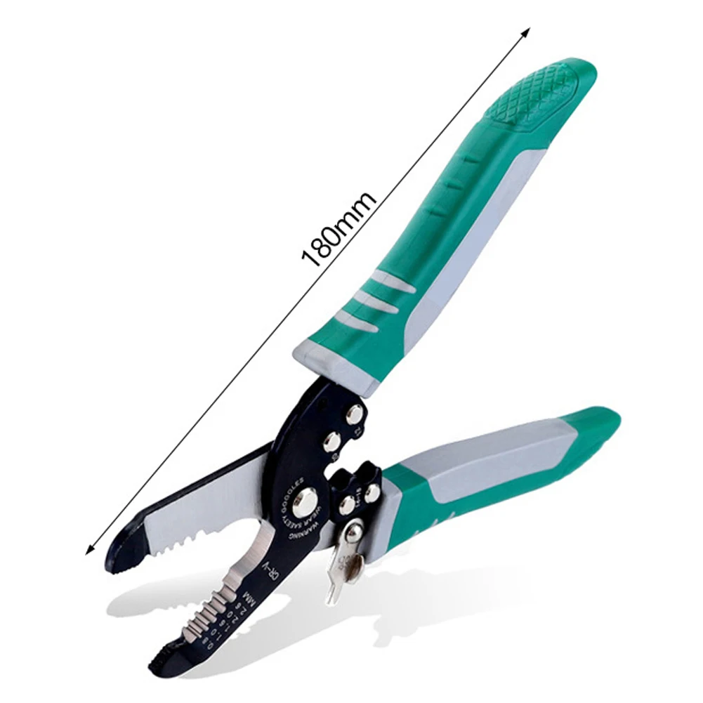 

Wire Stripper Cable Cutting Stripping Pliers Multifunction Electrician Hand Tools Spring Steel Stripping Pliers For Electric