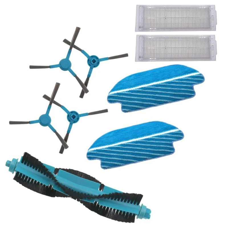

Side Brush Hepa Filter Roll Brush Mop Pad Cloth for Conga 3490 Vacuum Cleaner Parts Accessories
