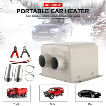 

600W/800W 12V Portable Car Heater Car Truck Universal Warm Air Blower Heating Fan Use For Heating Defrosting Defogging Deicing