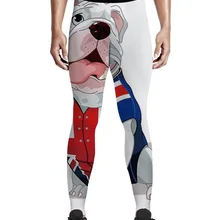 Мультяшные штаны для собак с флагом Союза, мужские Леггинсы с карманами на День Благодарения, Мягкие штаны из искусственной кожи с высокой талией