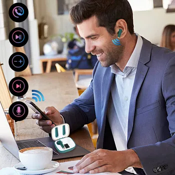 

F50 Bluetooth 5.0 Earphone Wireless Earphone Mini Stereo Headphone Earbud Mini Bluetooth headset True Wireless Stereo Headphone