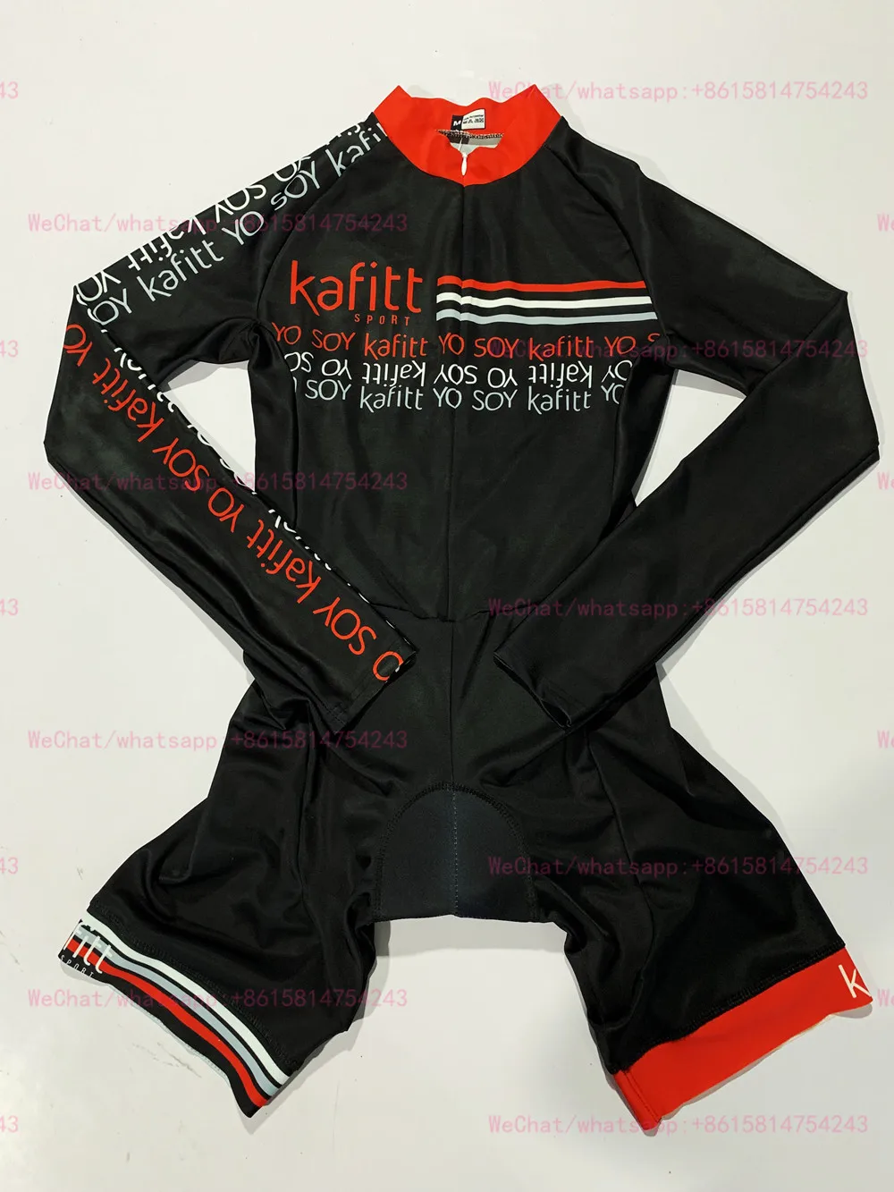Kafitt Pro Team триатлон костюм женский с длинным рукавом Велоспорт Наборы Skinsuit комбинезон Майо Велоспорт Ropa ciclismo набор гелевая подкладка