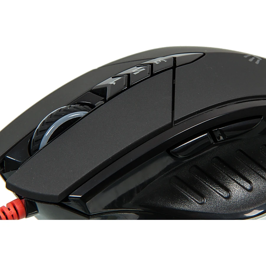 Мышь A4 Bloody V7 черный оптическая(3200dpi) USB игровая(7but