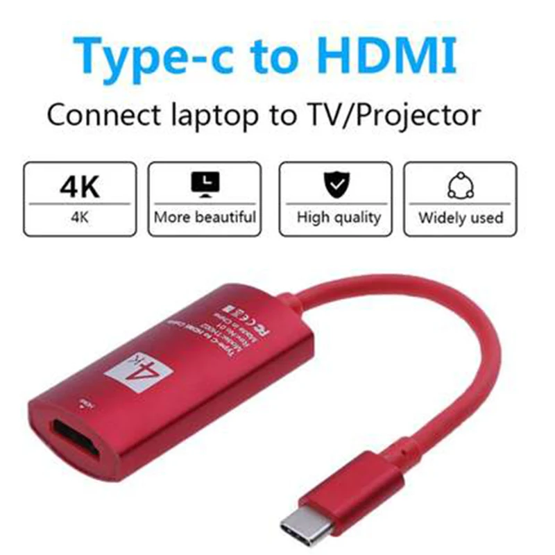 USB C к HDMI адаптер 4K/30HZ цифровой AV для MacBook Pro (Thunderbolt 3 Порт) новый iPad и Mac Air Samsung
