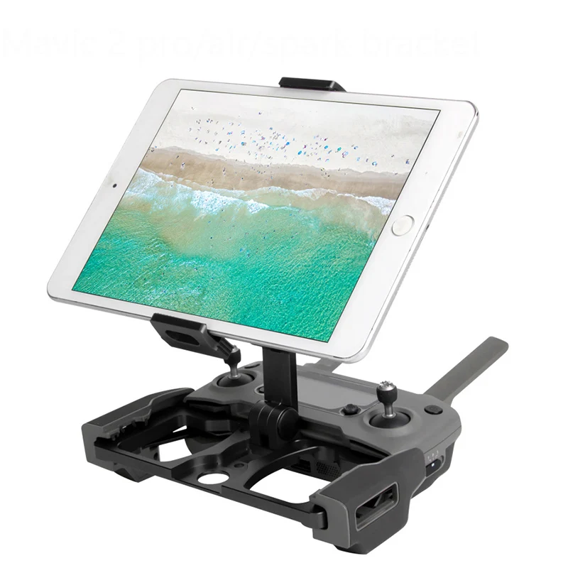 Buy Phone Tablet Clip Monitor Holder Bracket for DJI MAVIC 2 PRO/ZOOM/MAVIC PRO/ AIR/SPARK Mini Drone Accessories