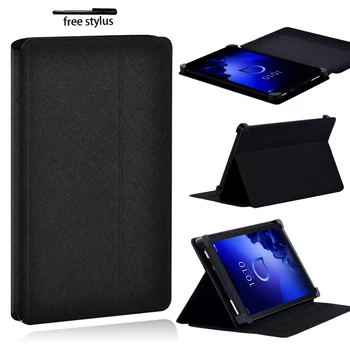 

Leather Pu Case for Alcatel 1T 7 10 / 3T 8 10 / A3 10 Tablet Manually Adjust The Size Scratch Resistant Protective Case