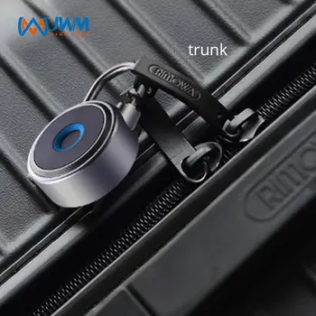 

JWM Keyless Electric Door Lock Fingerprint Thumbprint Padlock Smart door Lock Security USB Rechargeable Luggage Lock