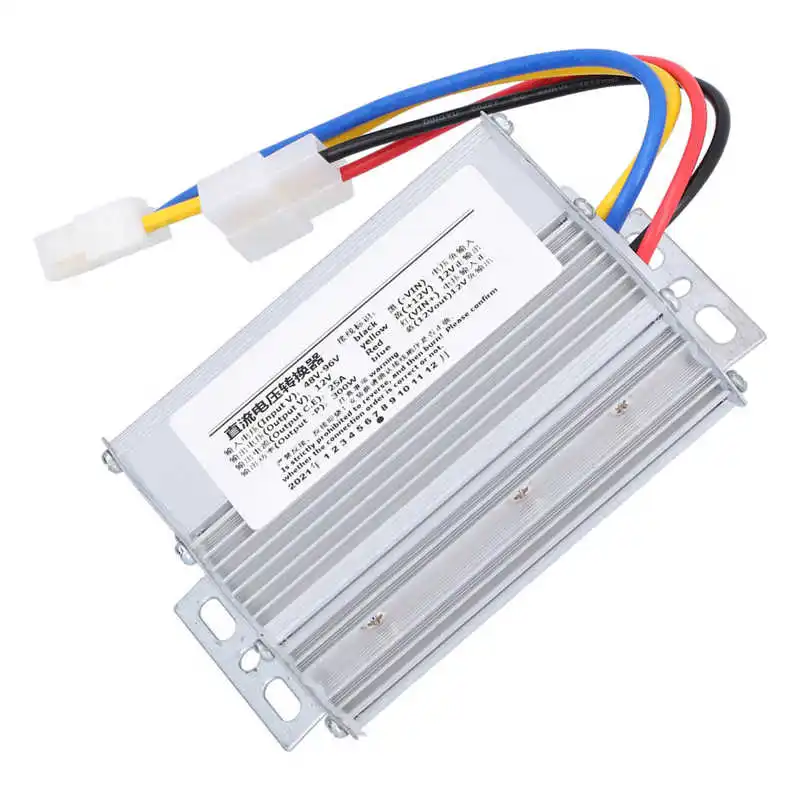 Voltage Regulator 300W 25A DC 48-96V To 12V Waterproof Efficient Output Power Supply Transformer