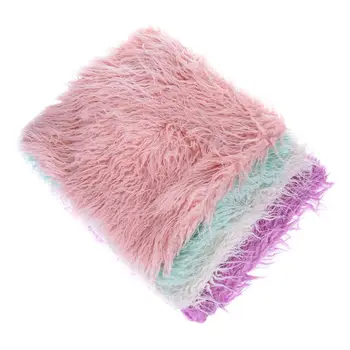 

Deluxe Throw Faux Fur Throw Soft Sofa Fluffy Plush Pillow Case Cushion Cover Home Decor