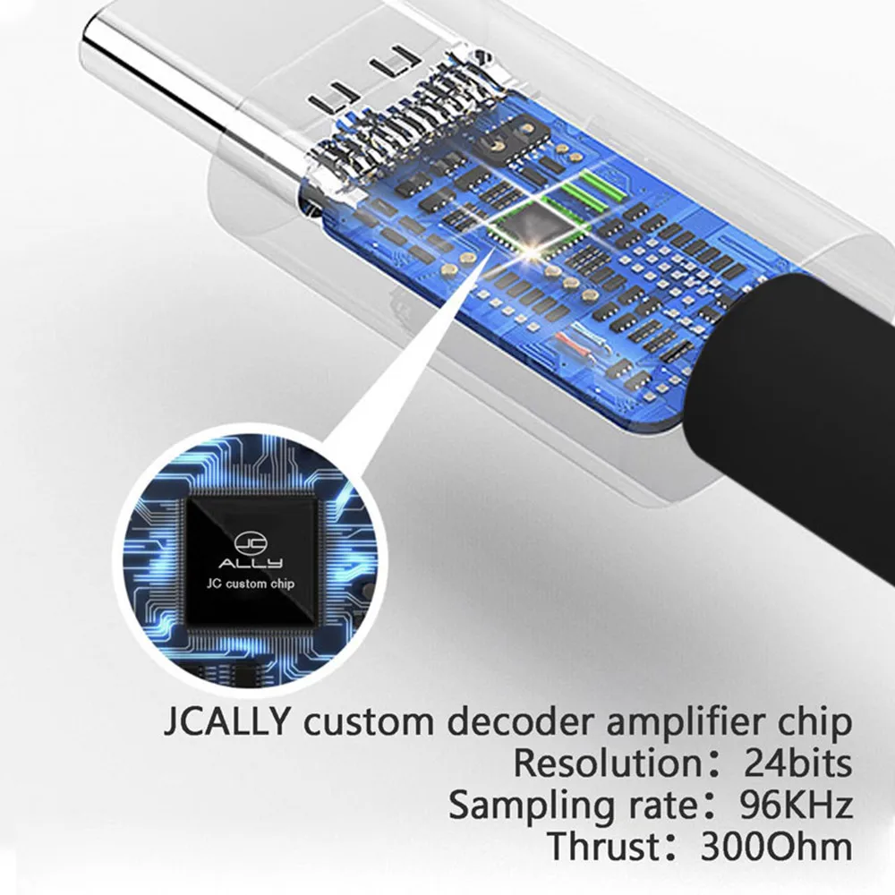 Jcally JM08C USB Type-C to 3.5mm DAC Dongle description image 2
