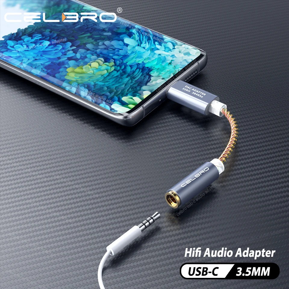 Адаптер усилителя для наушников с разъемом USB Type C на 3 5 мм ЦАП преобразователь