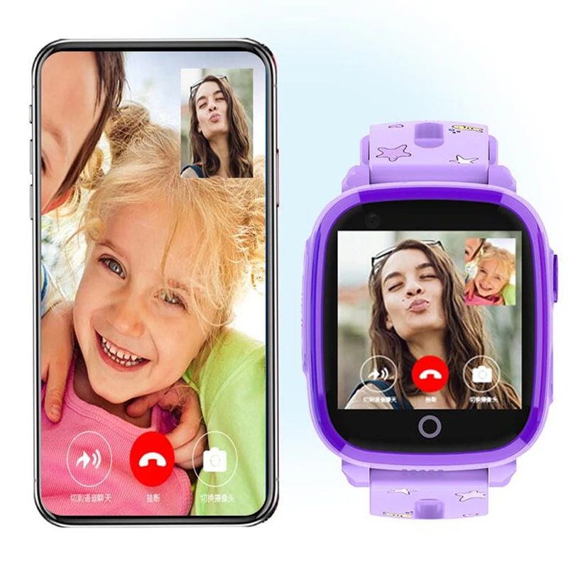 Детские Смарт-часы Android 4G Smartwatch gps wifi трекер видео Звонок камера часы SOS анти-потеря умные часы ребенок студент