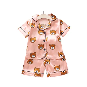 

New Summer Children Casual Clothing Baby Boys Girls Print Cartoon Shirt Shorts 2Pcs/sets Kids Infant Clothes Toddler Tracksuit