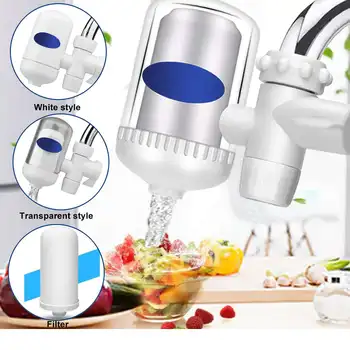 

Tap Water Purifier Kitchen Faucet Washable Ceramic Percolator Mini Water Filter Filtro Rust Reusable Ceramic Filter Cartridge
