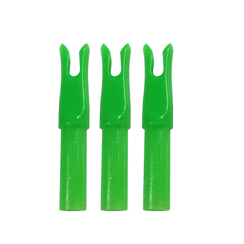 24pcs  Archery Arrow Nocks For Carbon Arrow Shaft I.D 6.2mm 0.246" Plastic Arrow Tails DIY Arrow Knocks Replacement 5