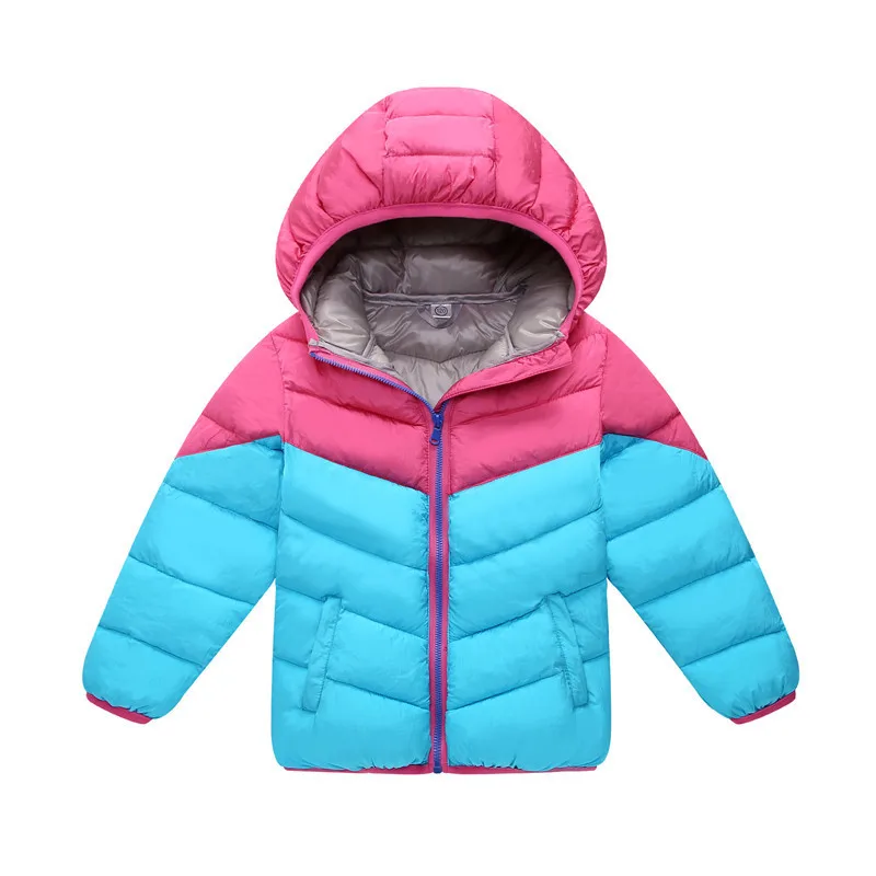 

CHILDREN'S Cotton Wear Lightweight, Korean-style Crepe Middle And Large Men And Women Children Mixed Colors down Jacket Cotton-p