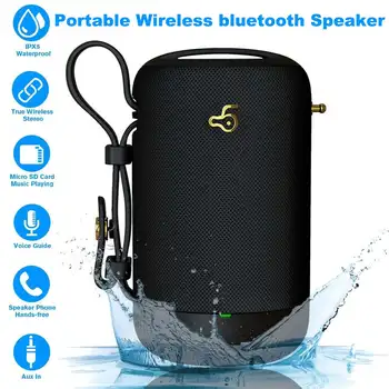 

HiFi bluetooth 5.0 Portable IPX5 Waterproof Speakers 20W Powerful Sound Music Box Wireless Music Player Mp3 Player For Home