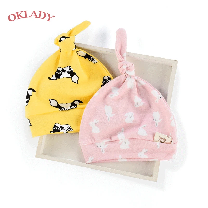 OKLADY новорожденная детская зимняя шапка из хлопка Bebe шапки для девочек осенние