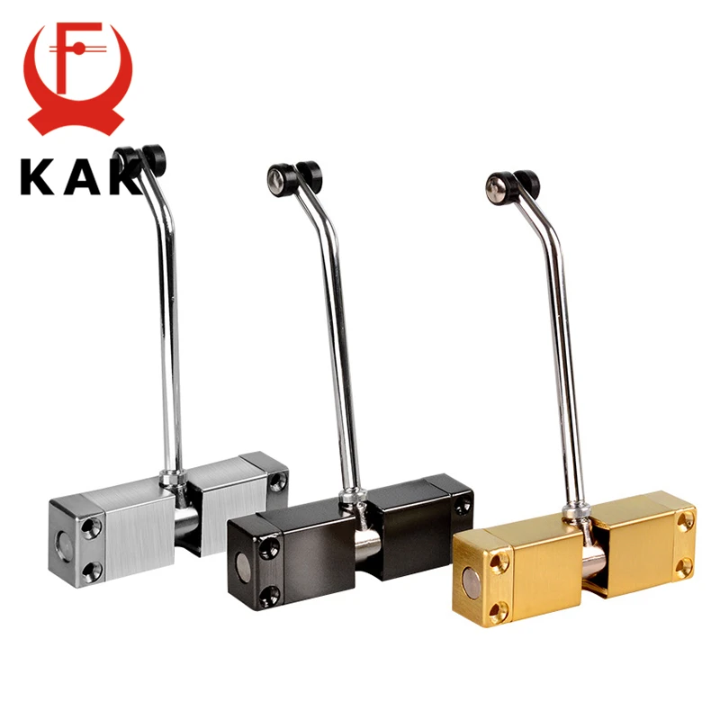 Stainless Steel Automatic Door Closer Adjustable Speed Door Closing Device 40KG Black Gold Furniture Hardware