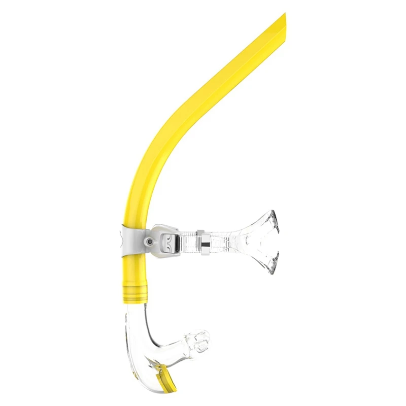 Wet Breathing Tube Center Mount Silicone Adjustable Mouthpiece One-way Valves Diving Snorkeling Gear swimming& diving