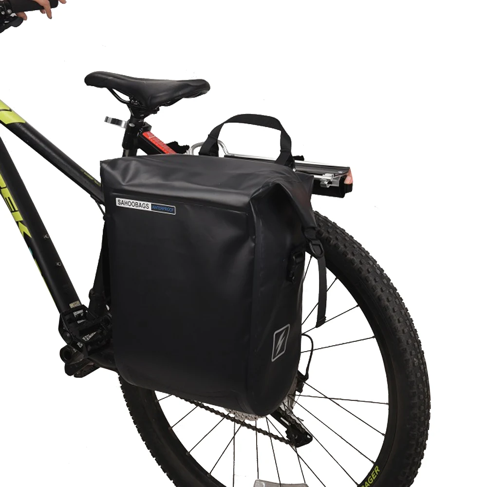 

SAHOO 141364-SA Model 141364 Bicycle Waterproof Rear Shelf Bag [One Side] Black &T8