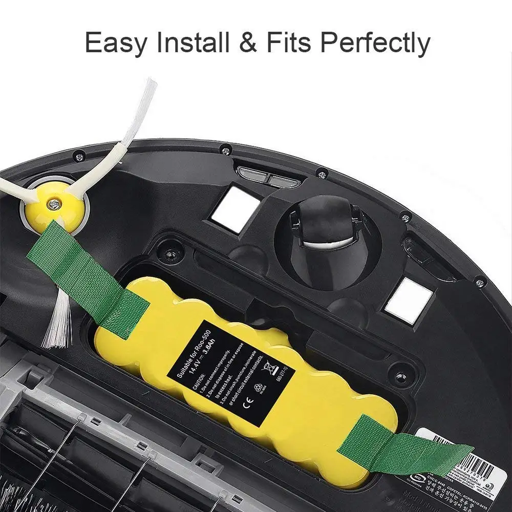 3800 мА/ч, Батарея для iRobot Roomba 500 600 700 800 900 пылесос Series iRobot roomba 600 620 650 700 770 780 800 N20C