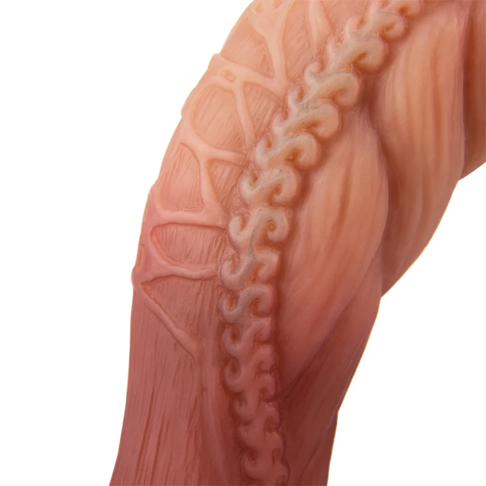 Pênis Realístico Grande Com Ventosa 19CM Carnal Dildo Flesh