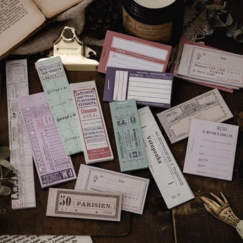 

12pcs/LOT sucrose series retro simple message material paper memo pad