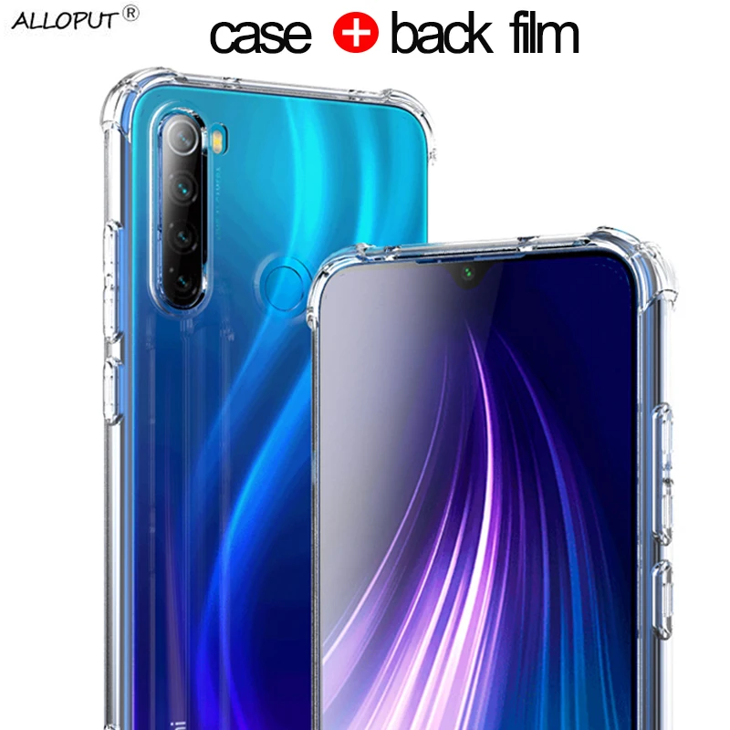 Противоударная чехлы задняя пленка защитный чехол для Redmi 8 A 8A Note 8T Note8 Pro case