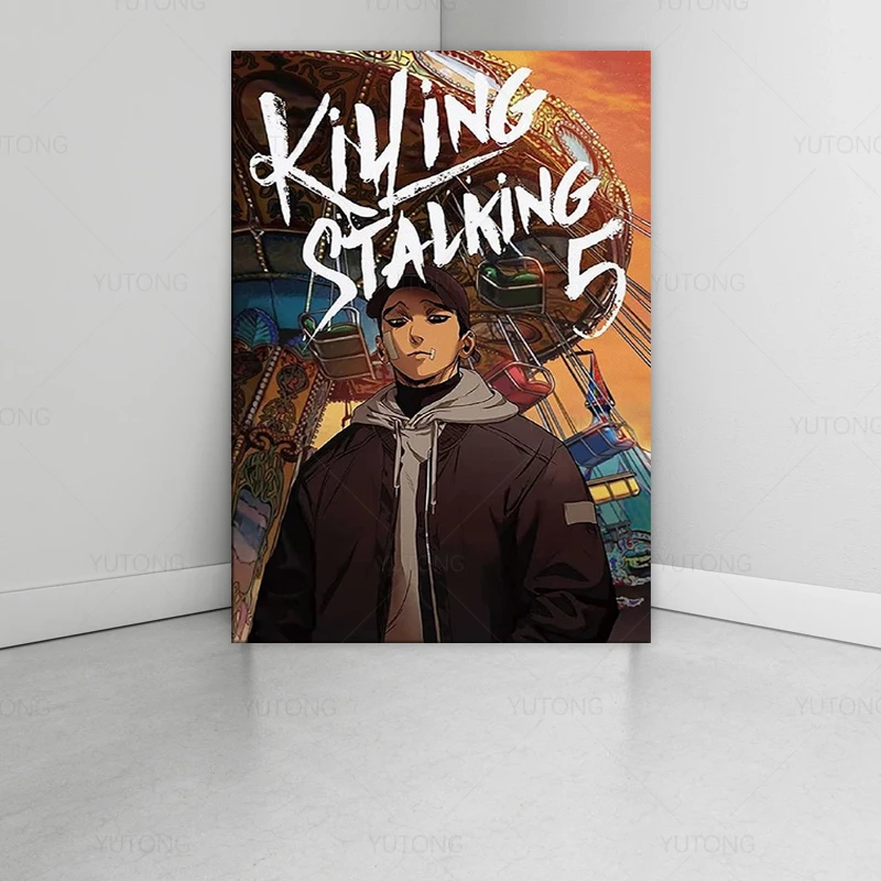Comic Book Anime Poster Killing Stalking Decorative wall Art home Decor Posters canvas print kawaii room decoration | Дом и сад