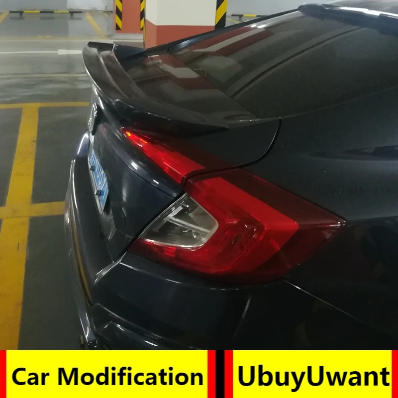 Спойлер UBUYUWANT для Honda Civic высококачественный спойлер из АБС-пластика задний