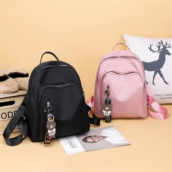 

New female backpack, Oxford cloth backpack, soft back bag, Korean simple style bag, casual bag, youth backpack bag