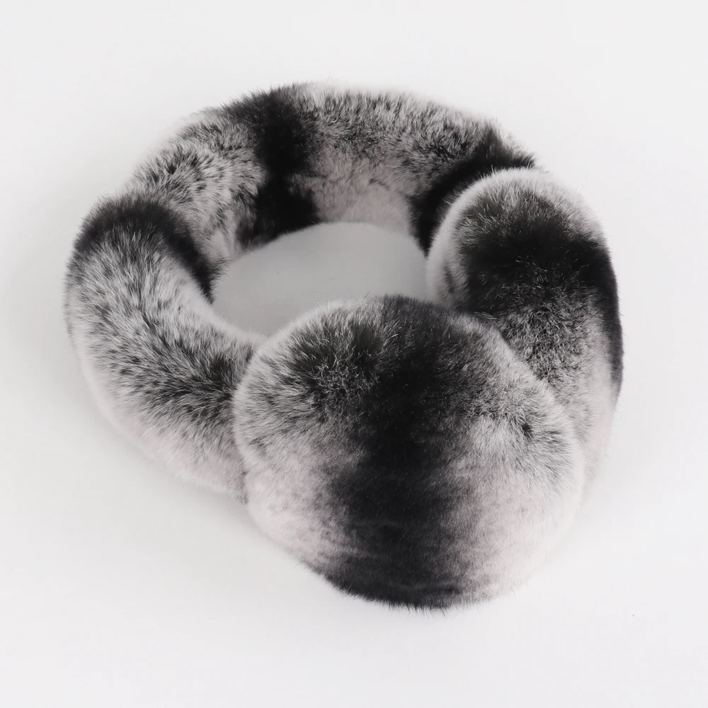 Real Fur Earmuffs Winter Russian Women Warm