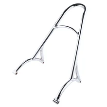 Серебряный короткий Сисси Бар спинка для Harley Sportster 1200 883 XL 2004