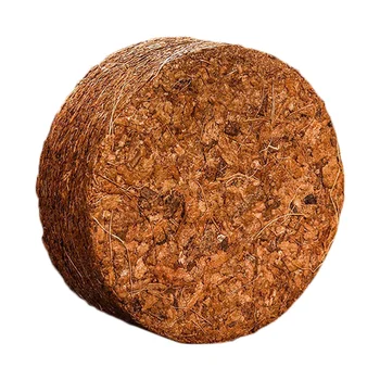 

5 Pcs Coconut Fiber Soil Seedling Planting Compressed Organic Coconut Nutrient Soil Gardening Supplies for DIY Balcony Planting