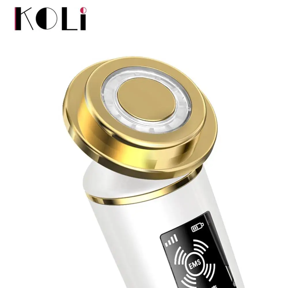 KOLI EMS Ion Beauty Instrument Electric Facial Cleansing Brush Facial Care Tool Device Face Massager IPL beauty KOLI EMS Ion Beauty Instrument Electric Facial Cleansing Brush Facial Care Tool Device Face Massager IPL beauty