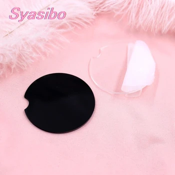 

(5pcs/lot) 65mm Clear Blank Acrylic Car Coaster Black Car Coaster Monogram 2.56in-AC1005