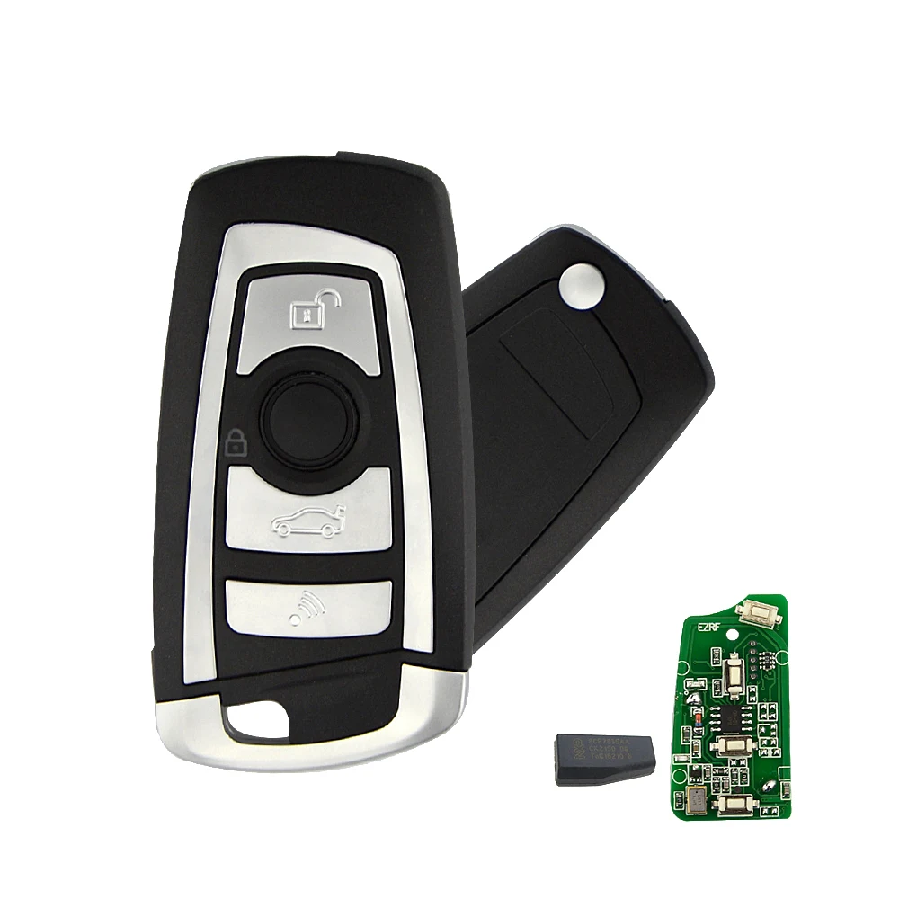 OkeyTech EWS модифицированный для BMW дистанционный флип складной ключ 4 кнопки 315/433 МГц ID44 PCF7935AA для BMW E38 E39 X3 X5 Z3 Z4 HU92 лезвие