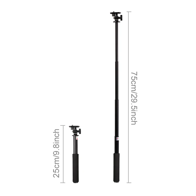 Alumínio Monopod Estender Pole Selfie Stick para Gopro Hero 11 10 Sjcam Xiaomi Eken Dji Action Câmera Acessório 29 - Image 3
