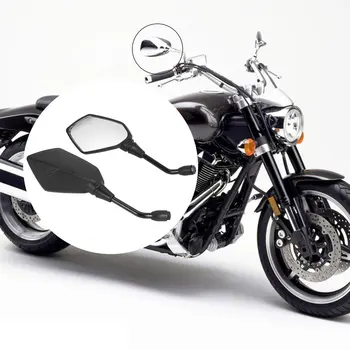 

2 pcs / pair Motorcycle Electrombile Back Side Scooter Mirror And Moto Mirrors Mirrors Convex Mirror 10 8mm mm Carbon Fiber