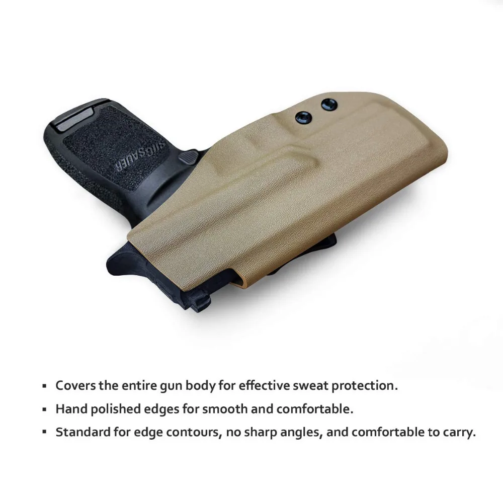 Полюс. Ремесло KYDEX кобура iwb Sig Sauer P320 кобура для скрытого ношения Sig Sauer P320 кобура скрытый-Kydex аксессуары для кобуры