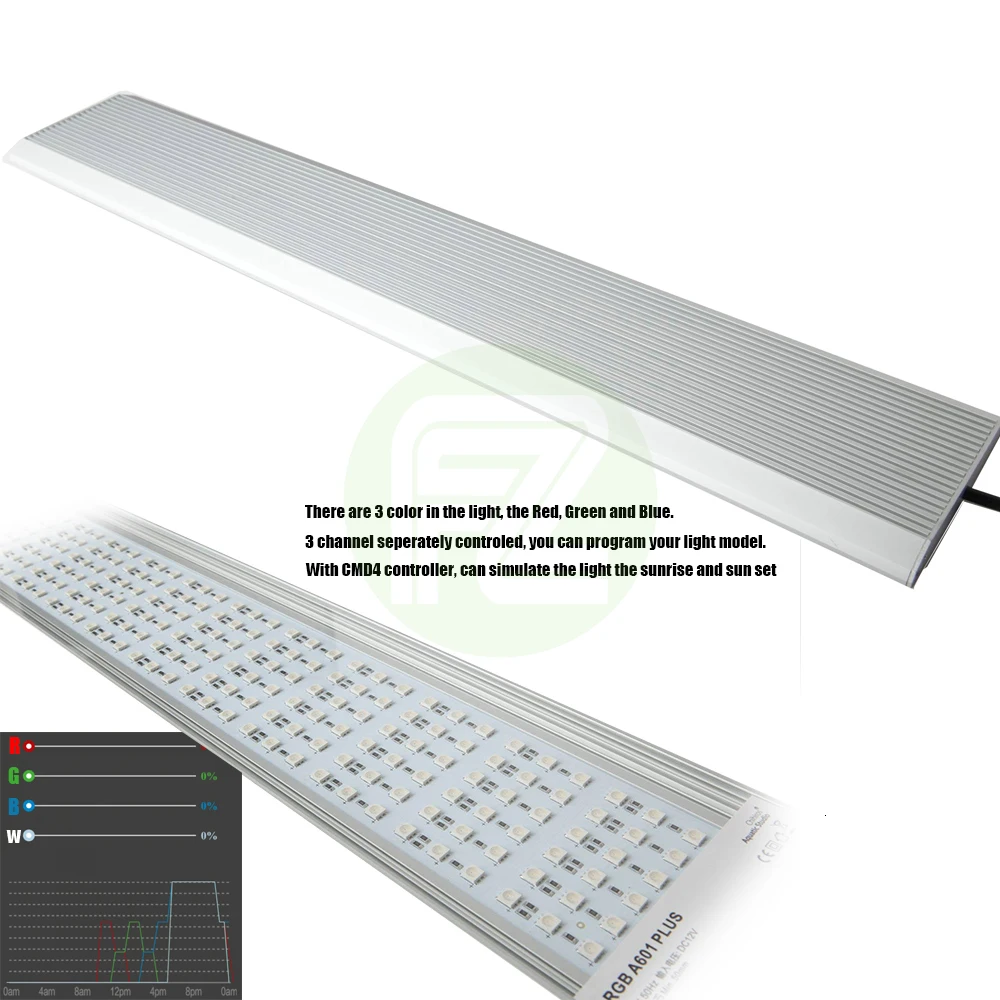 Chihiros RGBA аквариумный светодиодный светильник со встроенным управляемым модулем RGB цвет регулируемый