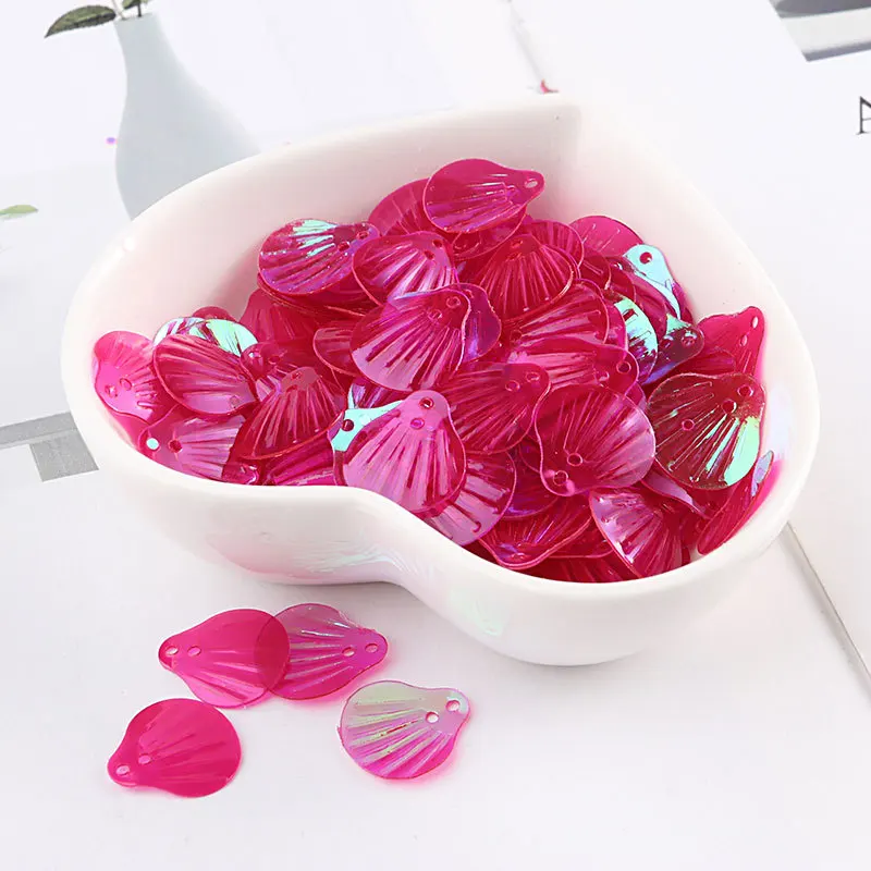 6 LC/13 мм прозрачный фантомный корпус/10 грамм блёстки ПВХ плоский для DIY Изготовление карт крафт цветная коллекция - Цвет: 6